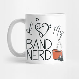 I love my band nerd orange Mug